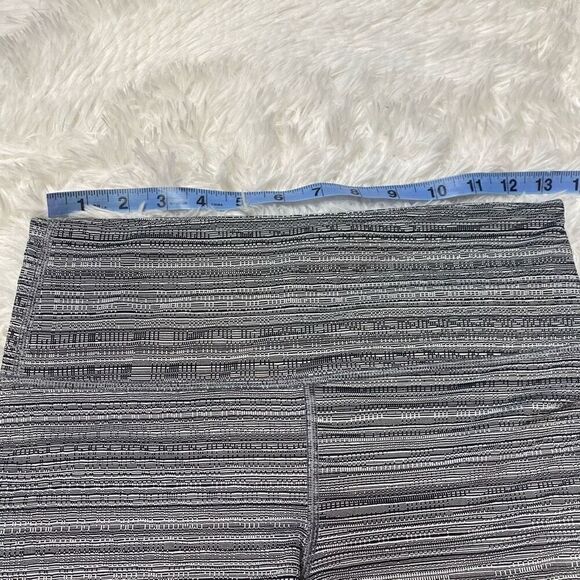 Athleta Chatarunga Leggings Heather Black Stripe Size Small Activewear - Picture 5 of 9